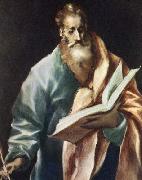 Apostle St Matthew, GRECO, El
